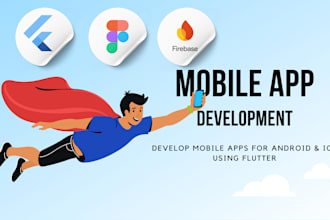 develop mobile apps for android and ios using flutter