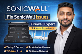 configure and troubleshoot your sonicwall firewall professionally