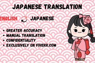 do native high quality japanese translation