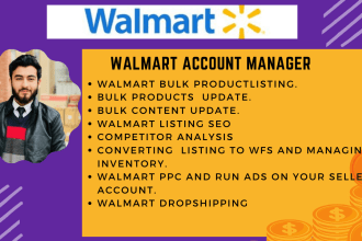 do walmart wfs listing PPC and SEO