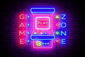 make a powerful professional games and recreational logo