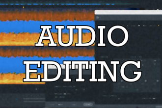 professionally edit and repair audio