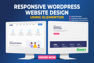 design wordpress website,blog site, ecommerce website,