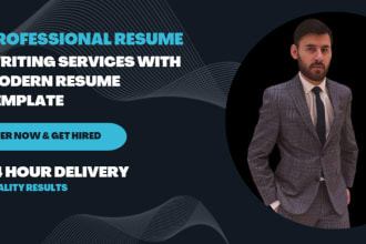 review and rewrite ats resume with modern resume template