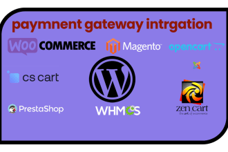 integrate any payment gateway seamlessly into your platform
