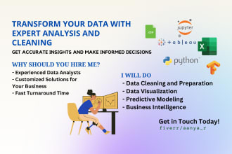 do data cleaning and data analysis
