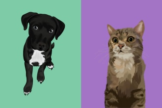draw your pet or animal to ilustration