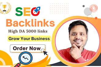 create monthly SEO backlinks campaign for your blog website