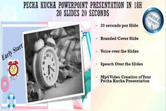 design pecha kucha powerpoint presentation and pitch deck