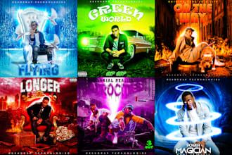 design album cover, mixtape cover, single cover art