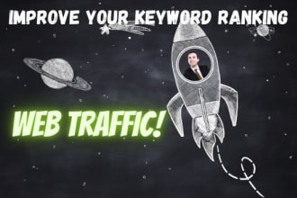 drive unlimited keyword targeted google organic traffic