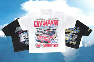 create vintage streetwear design for your clothing brand