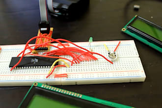 do avr microcontroller project programming with simulation