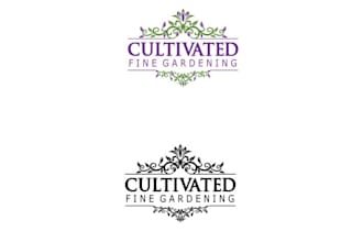create an elegant logo for a professional gardener
