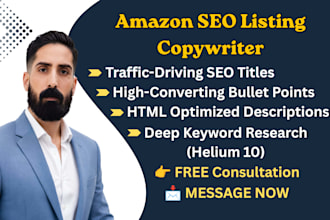 create your amazon product SEO copy writer