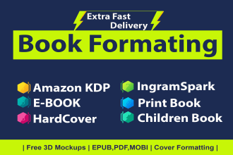 do children book, amazon, ingramspark, interior book formatting urgently