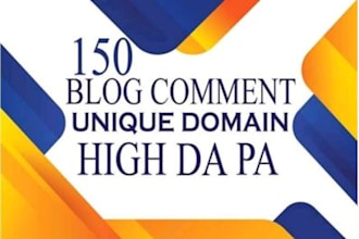 do 150 dofollow blog comments backlinks high quality links