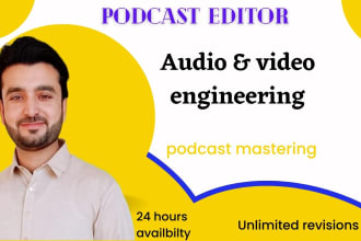do professional podcast mastering, and audio enhancing