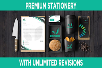 design premium  branding stationery for your business