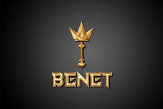 design chrome and metal logo for you