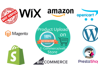 upload product in shopify store woocommerce product listing