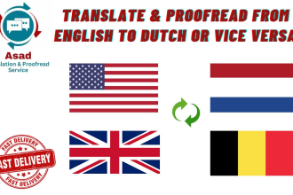 translate dutch to  english or english to dutch translation