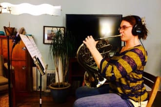 record professional french horn for your project