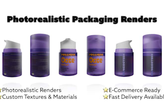 create hyper realistic 3d product images