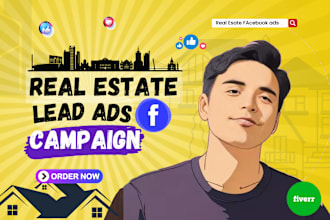 create facebook real estate lead campaigns home buyer and sellers, meta ads