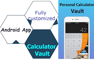 develop customized calculator vault app