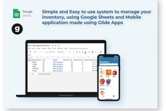 create a mobile web app to manage your inventory using google sheets and glide