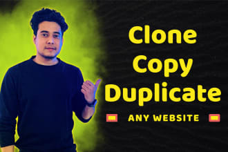 clone or duplicate any website design or page