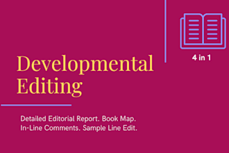 be your developmental editor