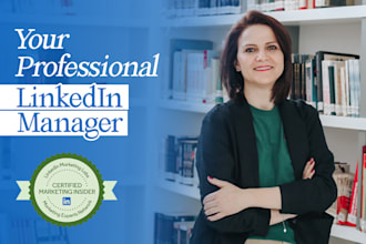 be your linkedin social media manager and content creator