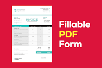 create fillable PDF forms