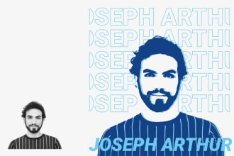 make a simple stylized vector design for the face