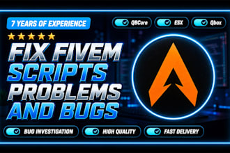 fix your fivem server bugs and problems