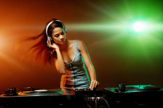 create dj night club party, dance pool party