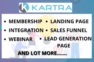 setup your kartra website and kartra online course website