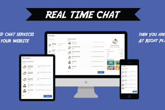 integrate a realtime live chat system into your website