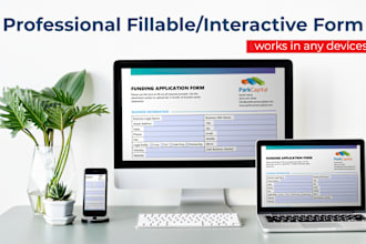 create a professional fillable pdf form for your business