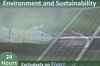 write blogs articles on environment, sustainability and more