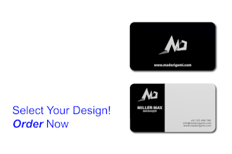 do a simple business card design