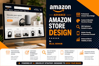 design amazon storefront brand store
