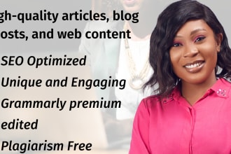 be your SEO content writer and website copywriter