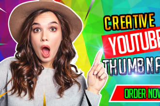 draw attractive youtube thumbnail design