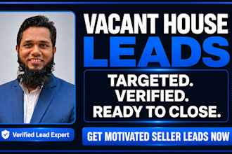 find vacant house leads for real estate investors, wholesalers, agents