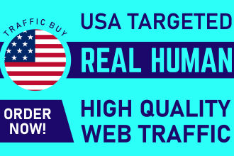 bring USA organic web traffic