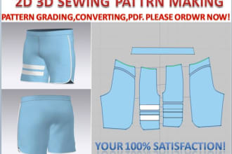 do sewing pattern making for your project
