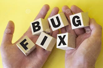 do bug fixing of js, HTML and CSS
